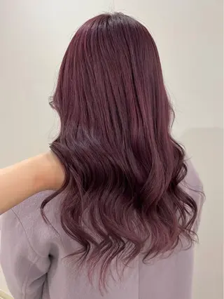 ロング カラー マンツーマン女性 美容師 奏のヘアスタイル