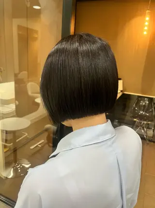 ショート カラー ボブショートカラー ✂️ツムギ♡のヘアスタイル