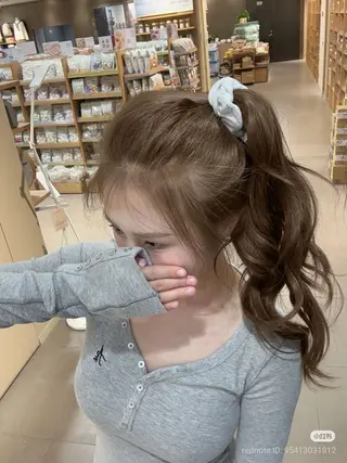 カラー 透明感うる艶カラー 🤍MANAMIのヘアスタイル