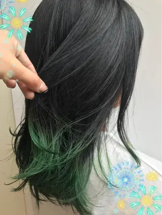 ミディアム カラー 新宿駅近♡個室 ♡関口三都季🌜のヘアスタイル