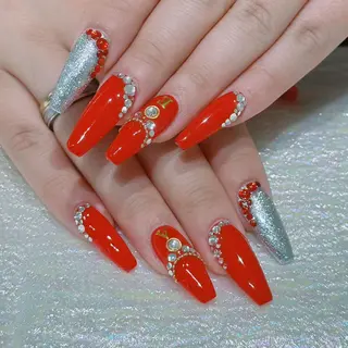 ネイル 🎀kira 長さだし💗モチ最高のネイルデザイン
