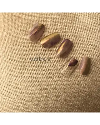 ネイル umber 三茶1分のネイルデザイン