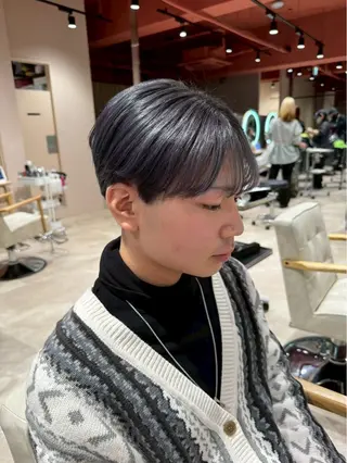 カラー メンズ 透明感カラー/ メンズ🫧レア🍀のヘアスタイル