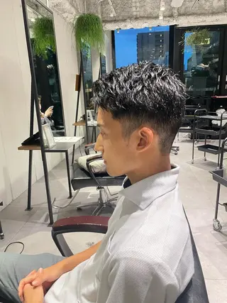 ショート メンズ 🔱メンズパーマ特化 🔱山下和輝のヘアスタイル