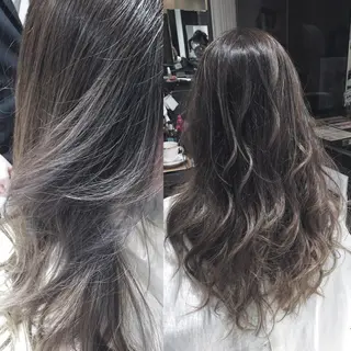 セミロング ロング カラー メンズ特化美容師 カラー専門ぺーターのヘアスタイル