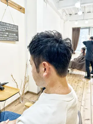 ショート パーマ メンズ nest のヘアスタイル