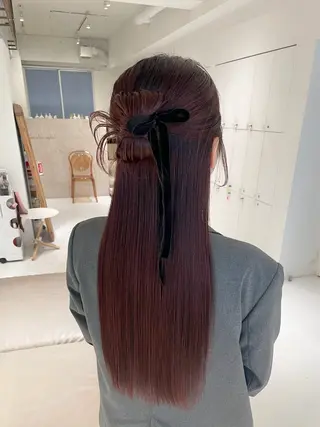 ヘアアレンジ haruko🎀⌇ レイヤーカットのヘアスタイル