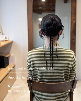 ロング ヘアアレンジ お呼ばれセット🕊️ 高円寺/太田和のヘアスタイル