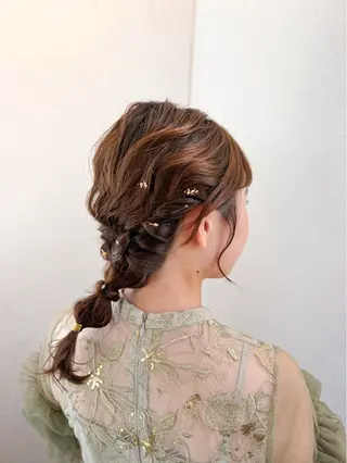 ヘアアレンジ hair make もりした ゆうのヘアスタイル