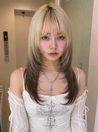 ロング こころ/透明感カラー /似合わせカット🫧のヘアスタイル