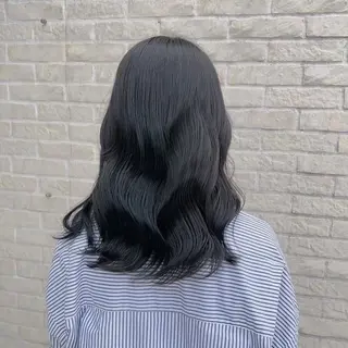 カラー ロング 縮毛矯正/ワンカラー モデル募集🫧田村のヘアスタイル