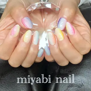 ネイル miyabi nail 桂川駅近くのネイルデザイン