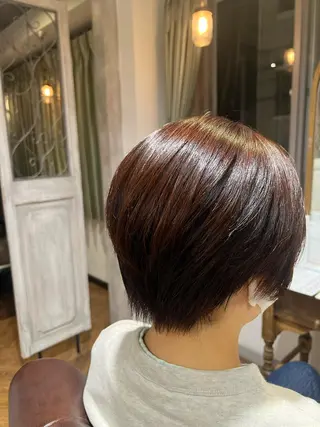 ショート ひがし はるなのヘアスタイル