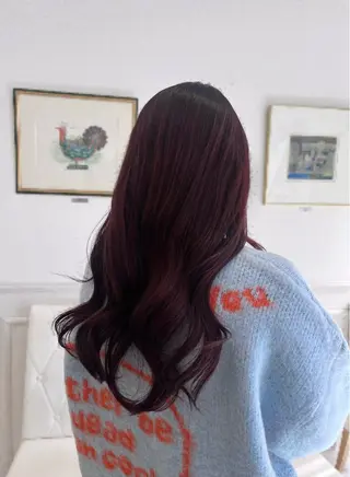 カラー 韓国･ワンホンヘア linon🐈‍⬛のヘアスタイル