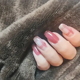 ネイル 💙🤍Tiary M🤍💙のネイルデザイン
