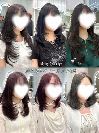 ロング 大宮🤍縮毛矯正 レイヤー🪽なるのヘアスタイル