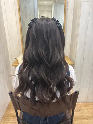 ロング ヘアアレンジ ️韓国ヘア/レイヤー カット❤️Yūkaのヘアスタイル