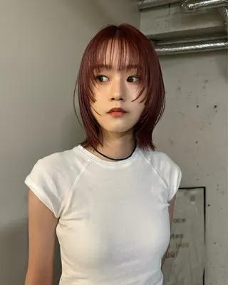 ショート カラー 佐々木 蓮のヘアスタイル