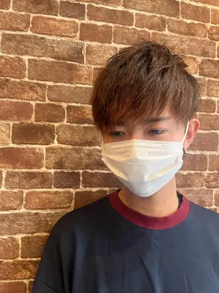 ショート カラー パーマ ヘアアレンジ メンズ キッズ ネイル マツエク・マツパ アイブロウ 久木原 ゆりのヘアスタイル
