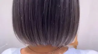 ミディアム カラー ARMONY秋山輝也 コテ巻き風パーマ特化のヘアスタイル