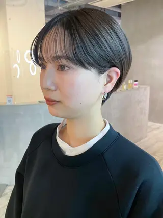 ショート カラー パーマ ヘアアレンジ ITbyALBUM 浦和店のヘアスタイル