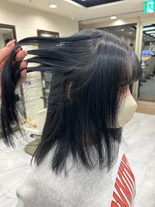 ミディアム カラー 透明感/ブリーチカラ ー🦋Rico🦋のヘアスタイル