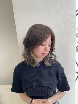 ミディアム カラー LABO. 門屋和香那のヘアスタイル