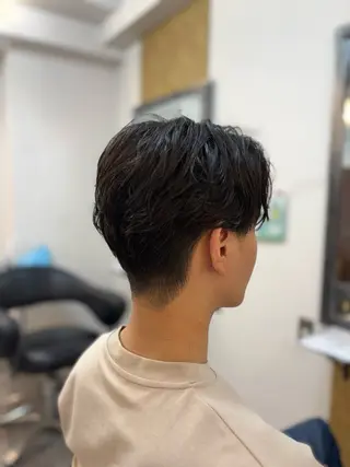 ショート パーマ メンズ メンズカットモデル 募集🚹✨荒井雛子のヘアスタイル