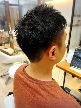ショート メンズ 田中 夏音のヘアスタイル