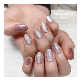 ミディアム ネイル 🐾enen style 🐾のネイルデザイン