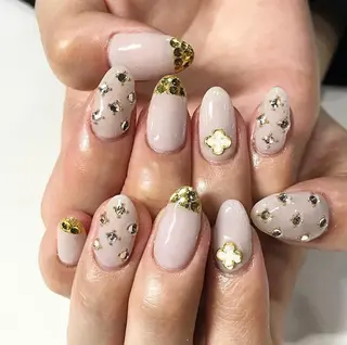 ネイル 渋谷／チップ長さ出し 👑アプレgel-xのネイルデザイン