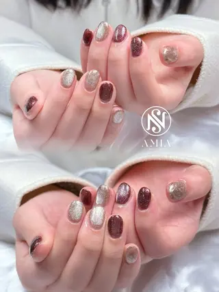 ミディアム 🌟AMIA BEAUTY🌟のネイルデザイン