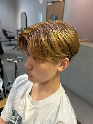 パーマ メンズ 大久保 天翔のヘアスタイル