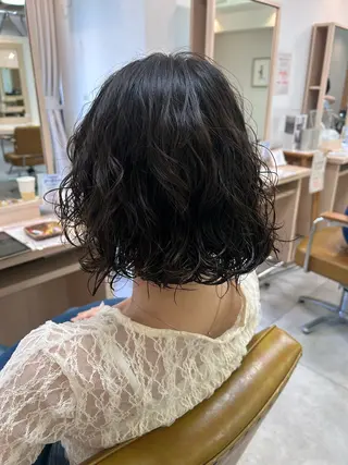 パーマ カット/パーマモデル /金川なづなのヘアスタイル