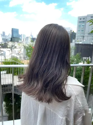 カラー 【レイヤー特化】 ミディアム/深川諒のヘアスタイル