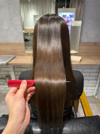 ロング 高澤 陸のヘアスタイル