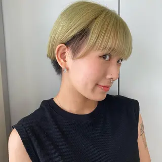 ショート カラー JUURI- Shionのヘアスタイル