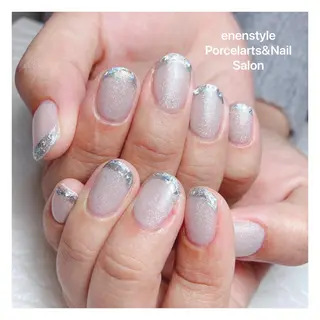 ミディアム ネイル 🐾enen style 🐾のネイルデザイン