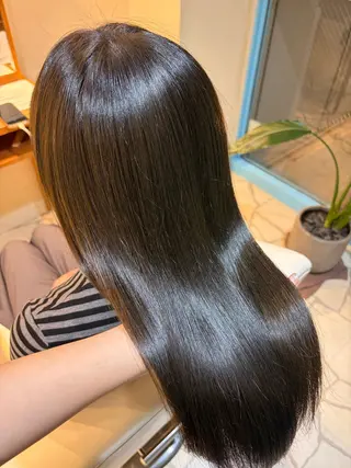 セミロング カラー 久野紗愛 【髪質改善 艶髪】のヘアスタイル