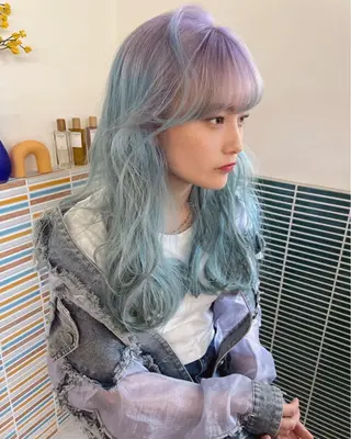 ロング カラー 梅田デザインカラー 🌈🏆ヒノキのヘアスタイル