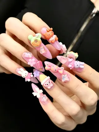 ネイル Panda chan Meliaのネイルデザイン
