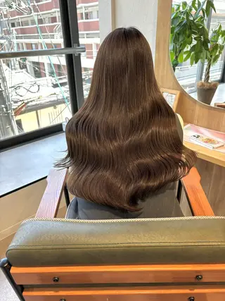 ロング 透明感/エクステ Veluaのヘアスタイル
