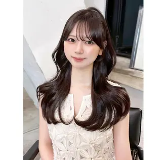 セミロング カラー ITbyALBUM 浦和店のヘアスタイル
