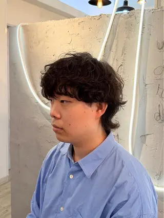 パーマ メンズ いぐちしょうた🫧 VISAGEbaskのヘアスタイル