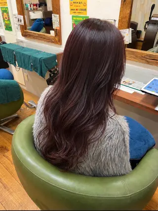 カラー 小林 紗也のヘアスタイル