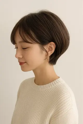 ショート カラー 藤田 祥平のヘアスタイル