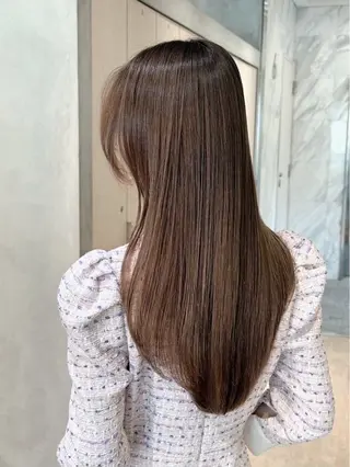 ロング Ruri縮毛矯正 酸性ストレート/ボブのヘアスタイル