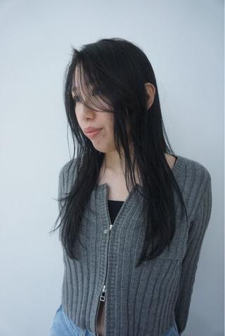 ロング 村上 恋愛のヘアスタイル