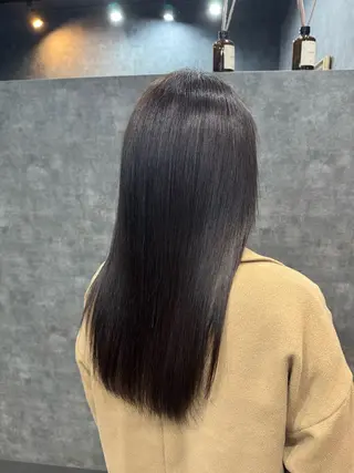 ロング カラー glac 當田のヘアスタイル