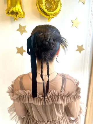 ヘアアレンジ ITAKURA赤道 中山彩花のヘアスタイル